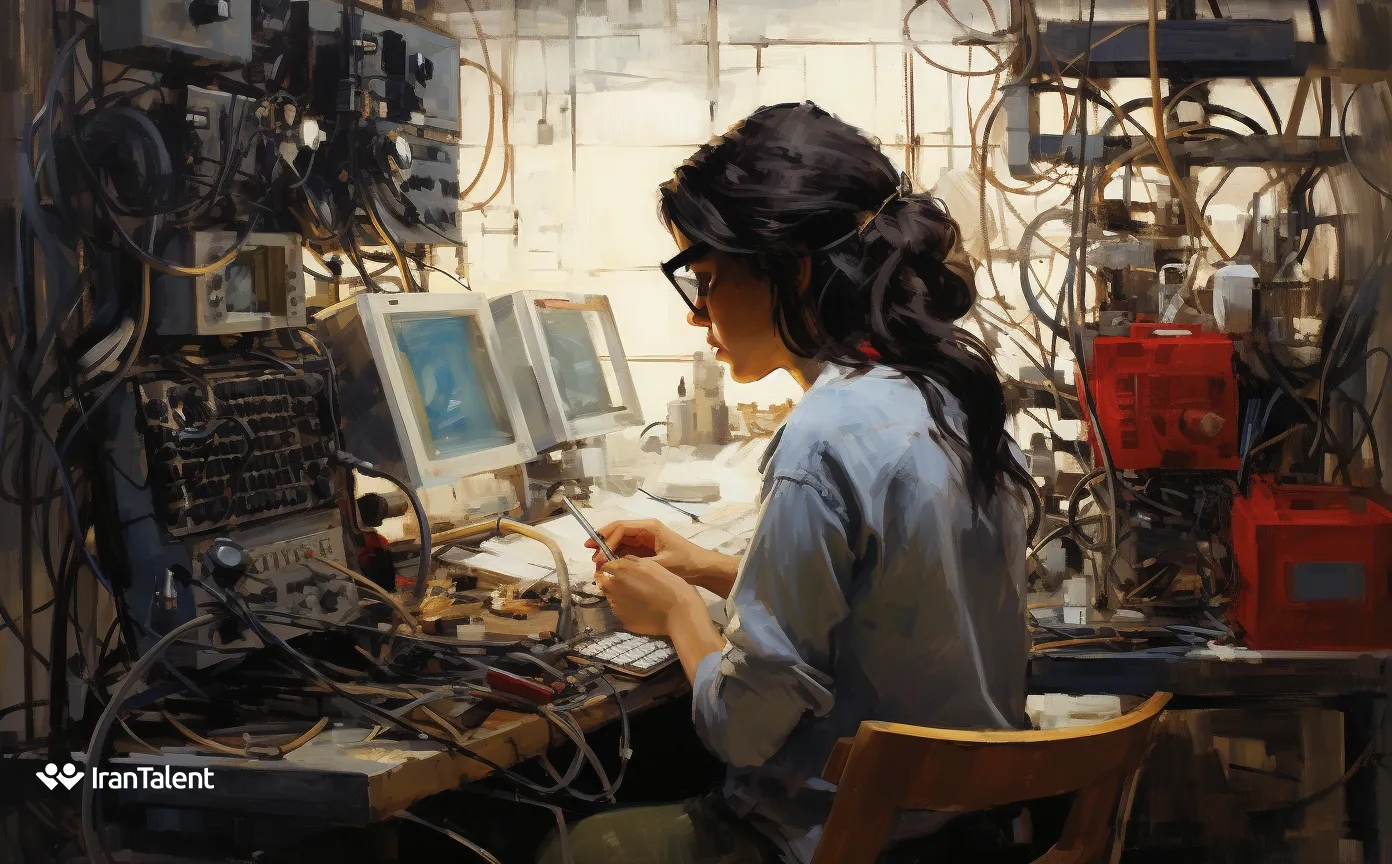 رشته مهندسی برق الکترونیک برای خانمها