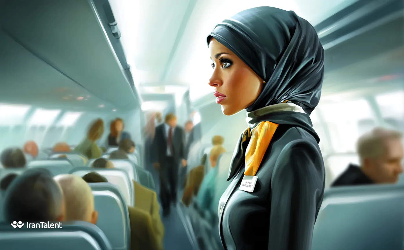 درآمد مهماندار هواپیما چقدر است